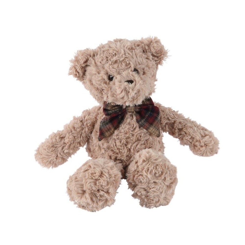 ORSO PELUCHE FIOCCO SCOZZESE H.30